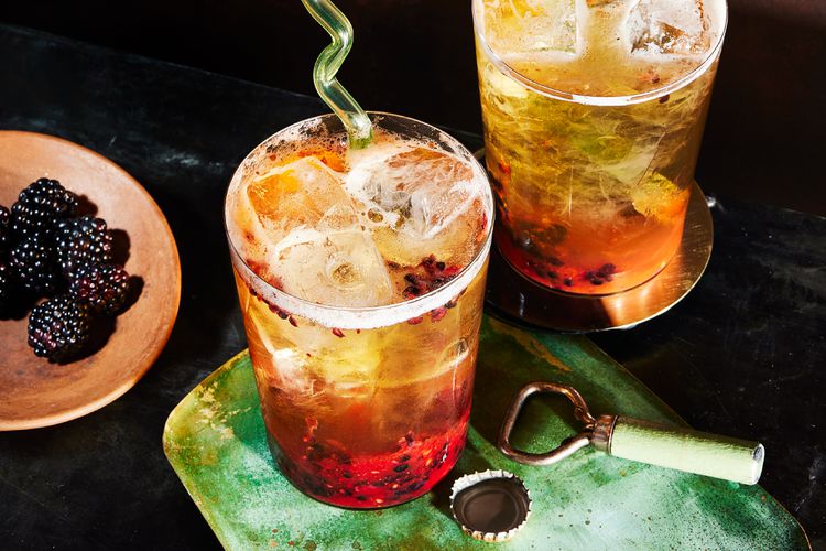 Blackberry-Chipotle Michelada
