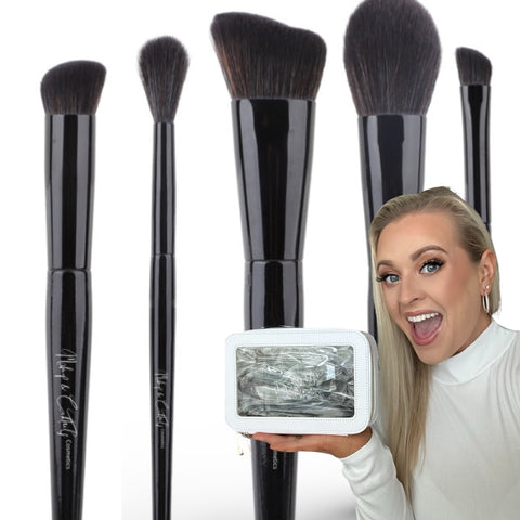 Luxe brush collection with bag