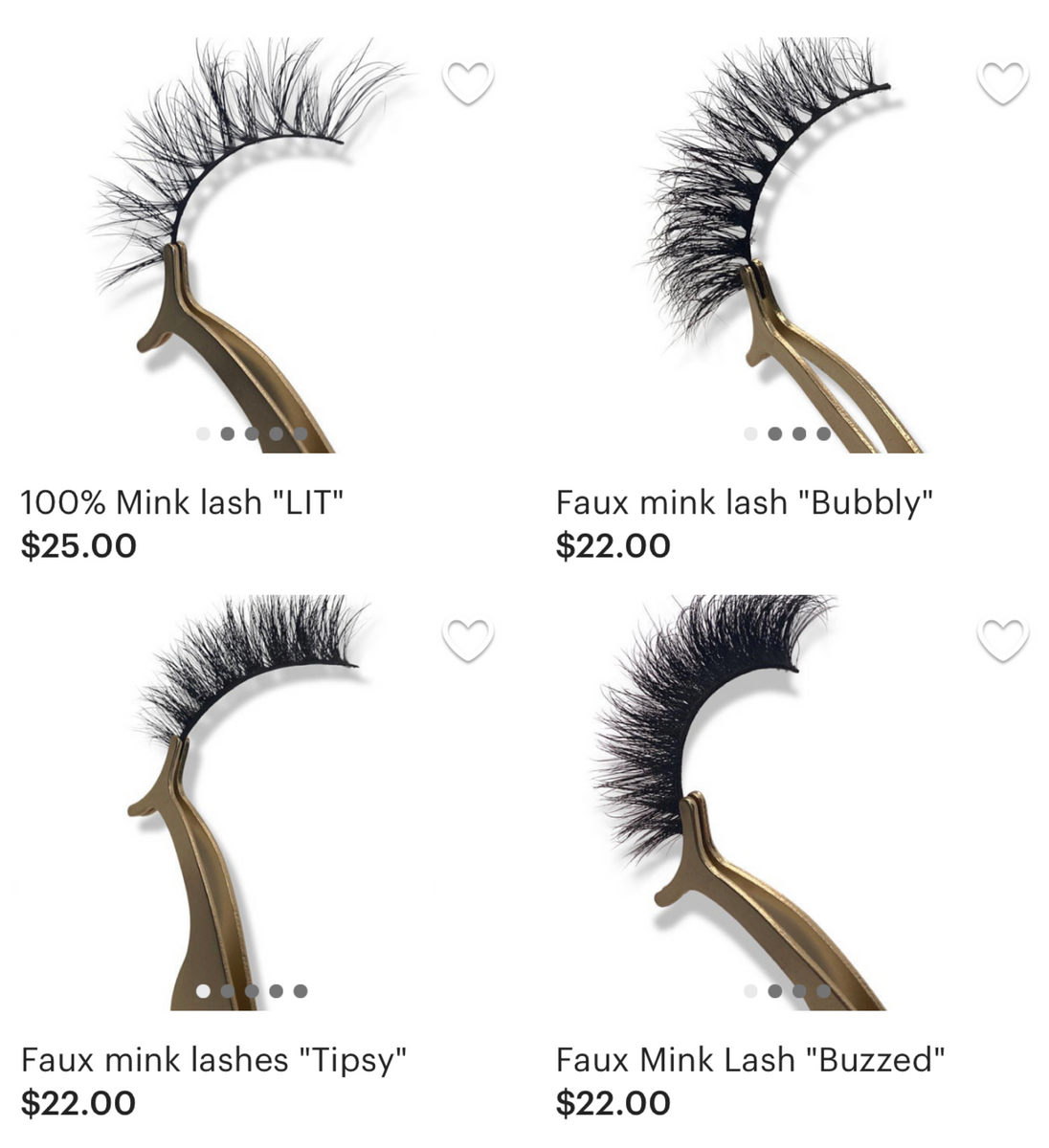 *Bundle*Clear lash adhesive with lashes – Makeup and Cocktails Cosmetics